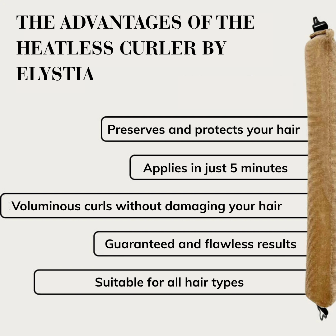 ElystiaCurl™ Premium Set – Heatless curls and a perfect blowout from the moment you wake up!