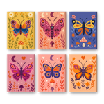 Coffret de 6 peintures par numéro “Papillions"