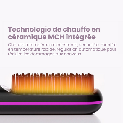 La PREMIÈRE brosse coiffante intelligente pour cheveux courts