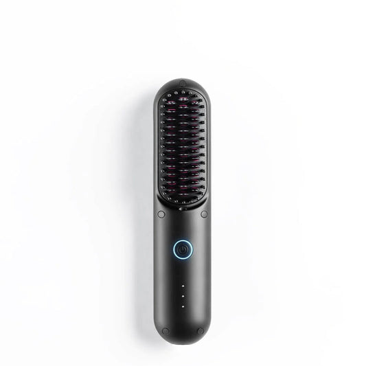 Portable straightening brush - Correct your flyaways. In seconds, right in your bag.
