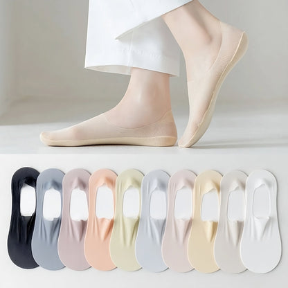 2+3 FREE | Comfy™ – Ice Silk Socks [Last Day Discount]