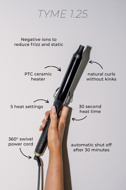 Elystia 1.25 Inch Curling Iron ⎸ Best Curling Iron for Bouncy Curls