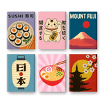 Coffret de 6 peintures par numéro “Kawaii”