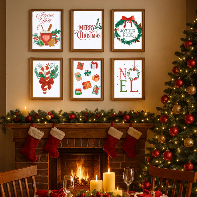 Coffret de 6 peintures par numéro “La belle saison”