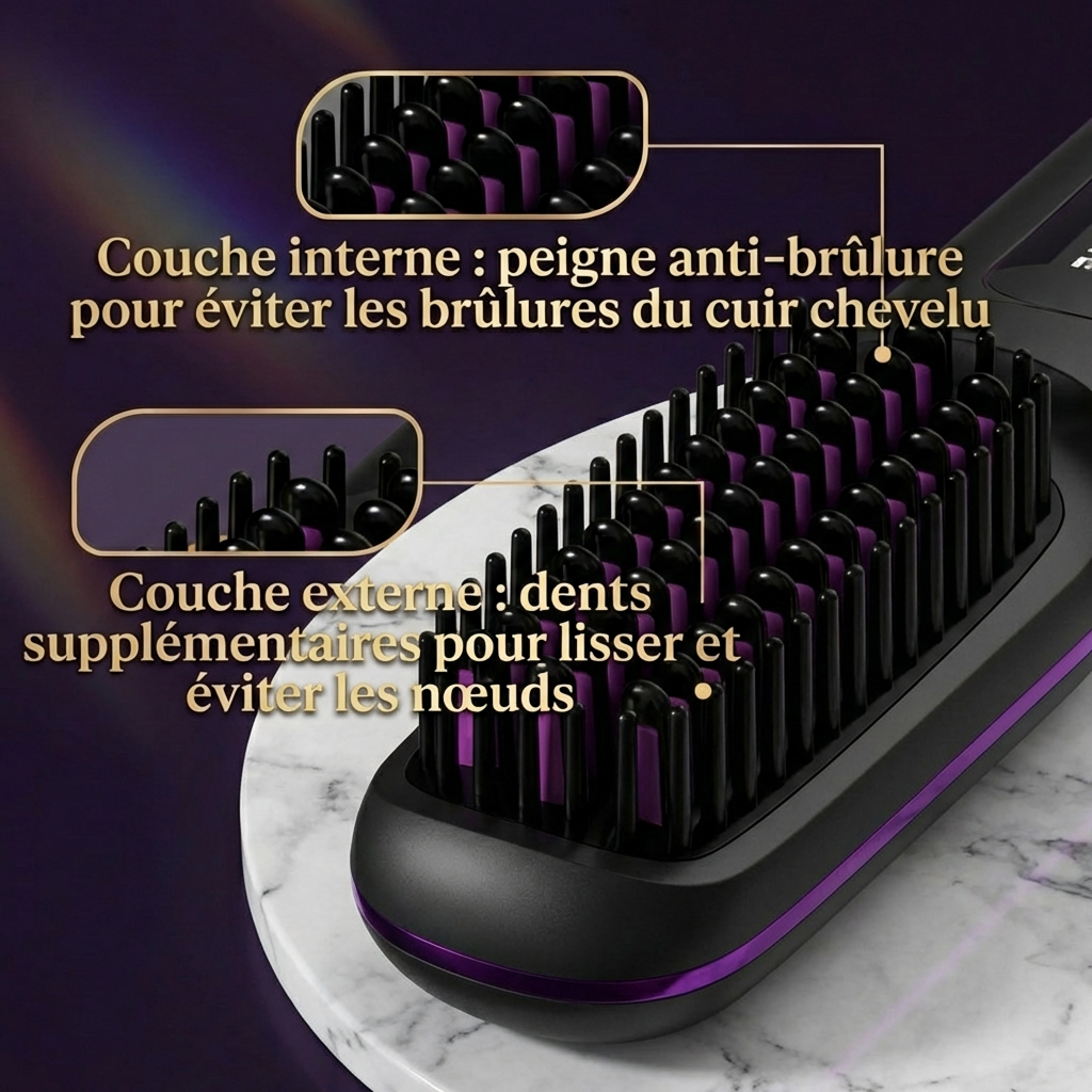 La MiniBrosse Pour Cheveux